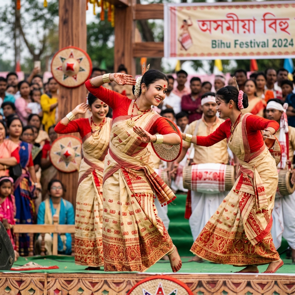 Bihu Celebrations at Sarusajai Stadium